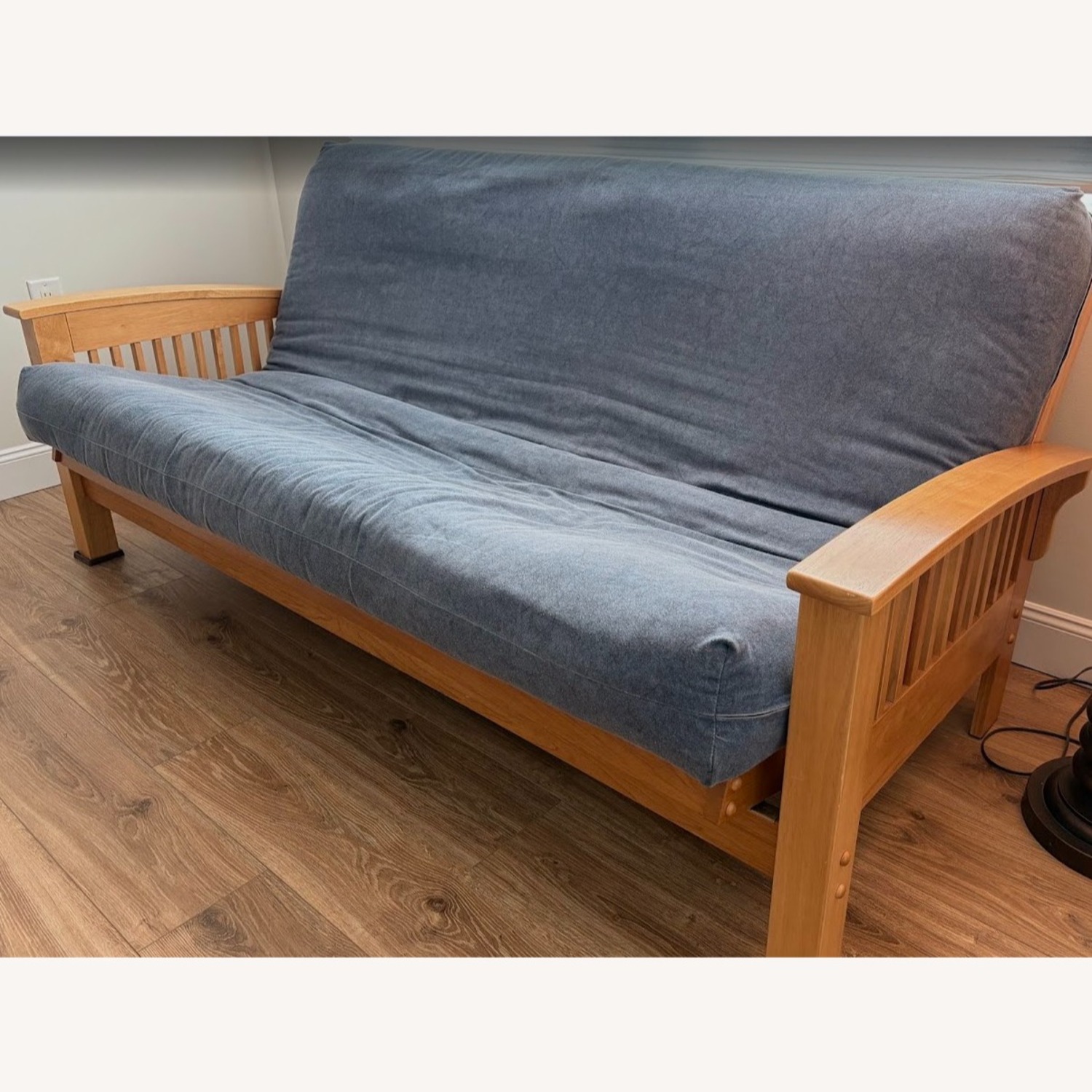 Futon Sofa & Futon Chair - Sold as a Pair - image-3