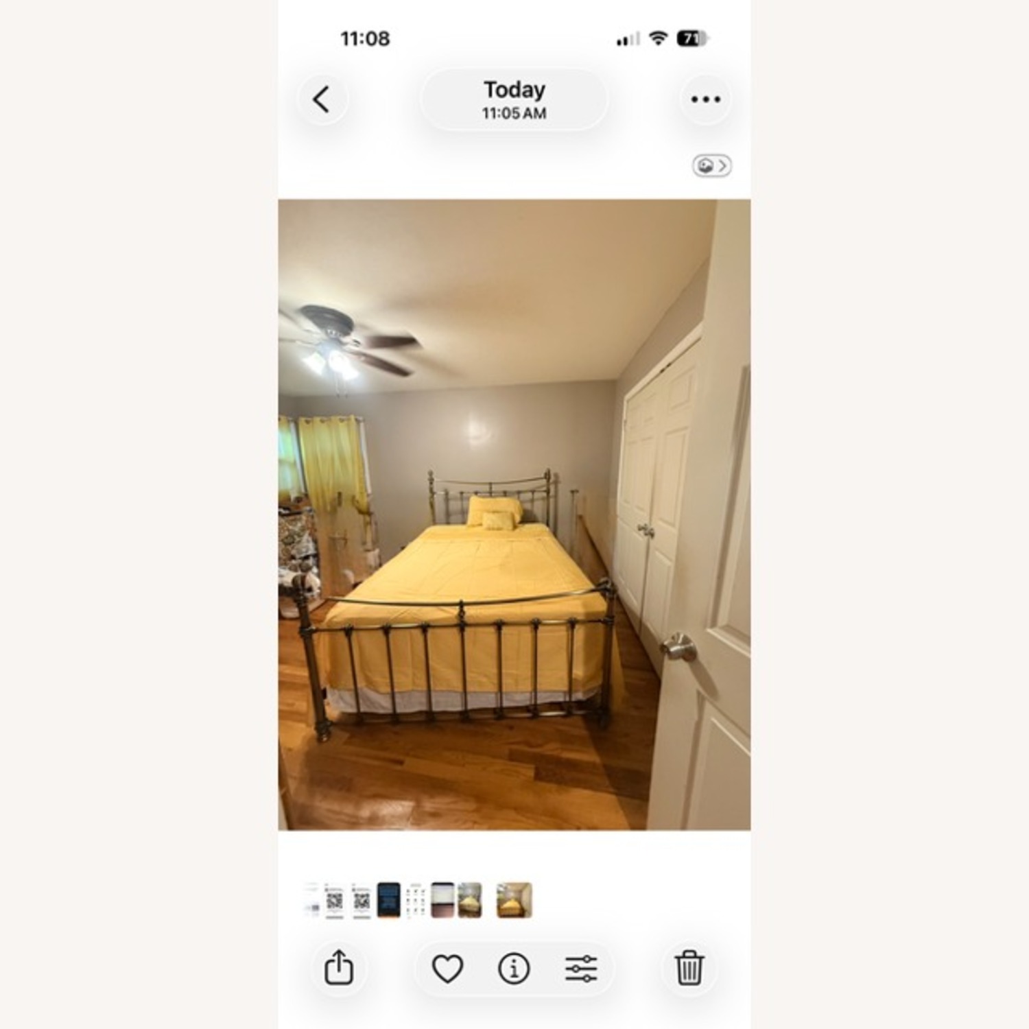 Sleepy's Brass Queen Bed Frame - image-2