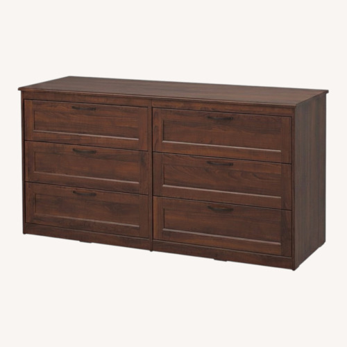Used IKEA SONGESAND Dark Brown Wood Dresser for sale on AptDeco