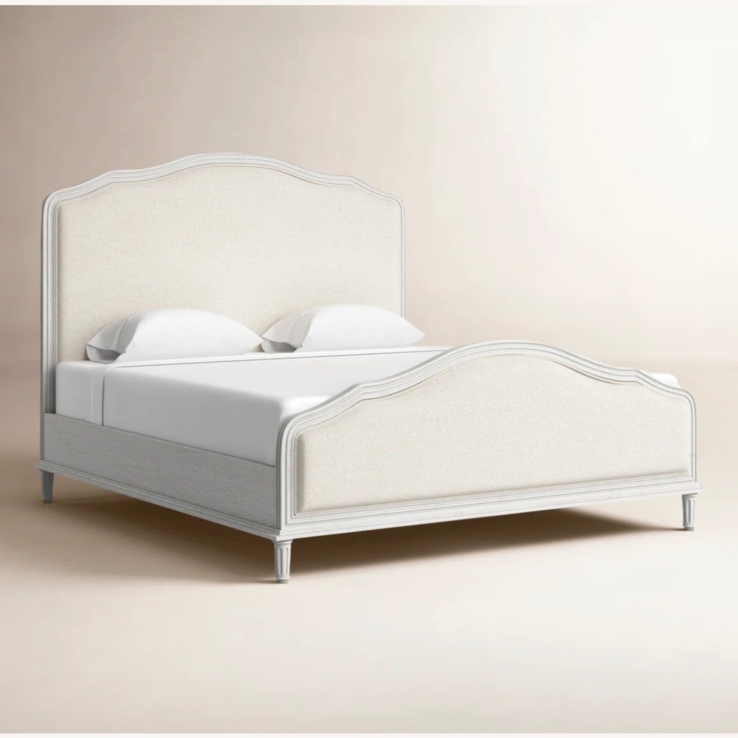 Wayfair Watson White Wood King Bed - image-8