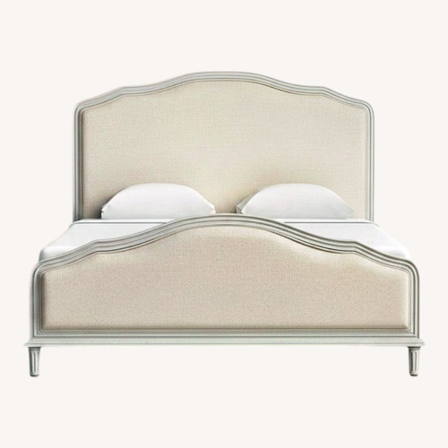 Used Wayfair Watson White Wood King Bed for sale on AptDeco
