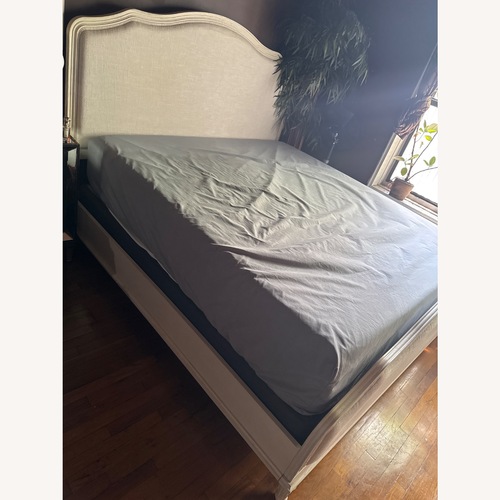 Used Wayfair Watson White Wood King Bed for sale on AptDeco