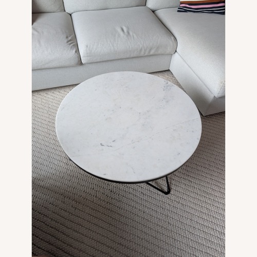 Used Moe's Home Collection Natural Marble Coffee Table for sale on AptDeco