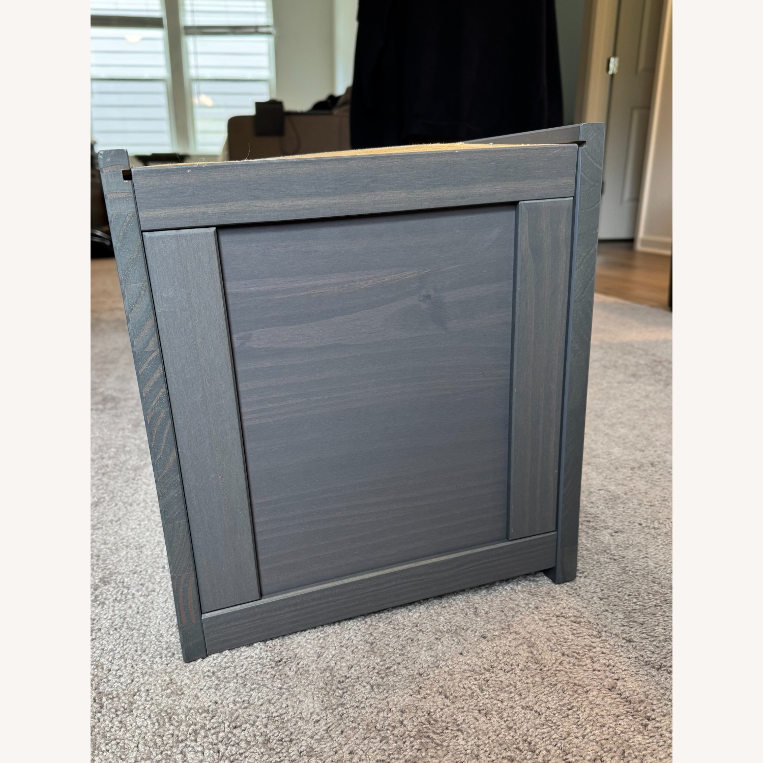 IKEA Hemnes Dark Gray Wood Wall Shelf - image-8