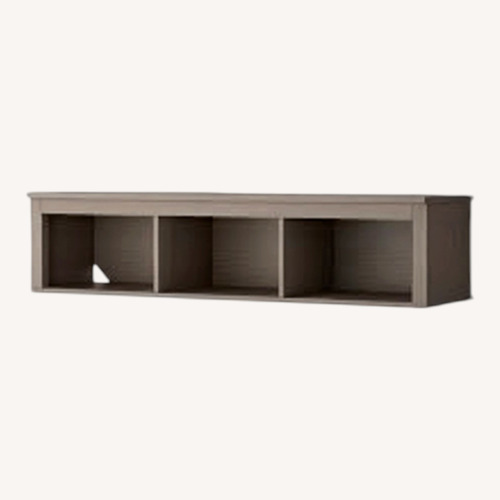 Used IKEA Hemnes Dark Gray Wood Wall Shelf for sale on AptDeco