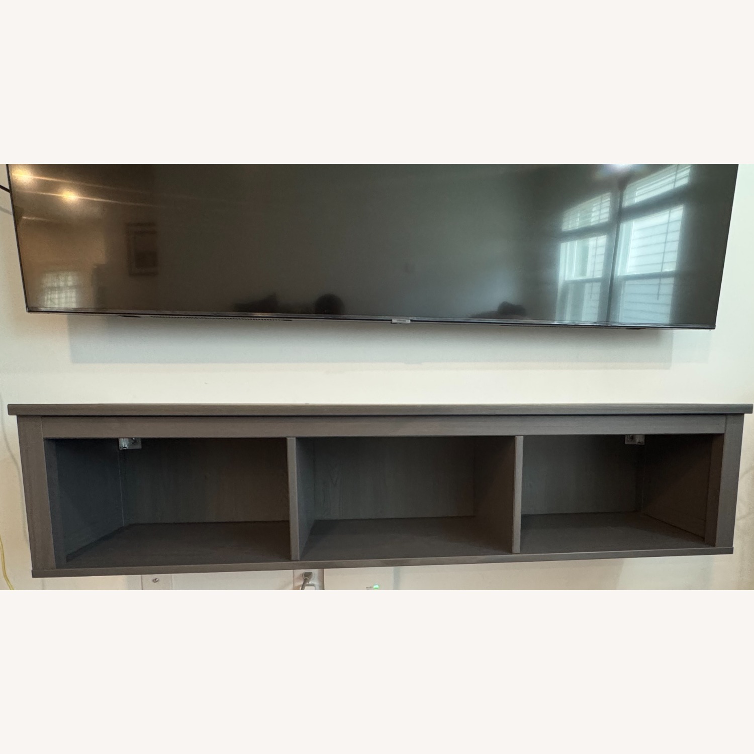 IKEA Hemnes Dark Gray Wood Wall Shelf - image-2
