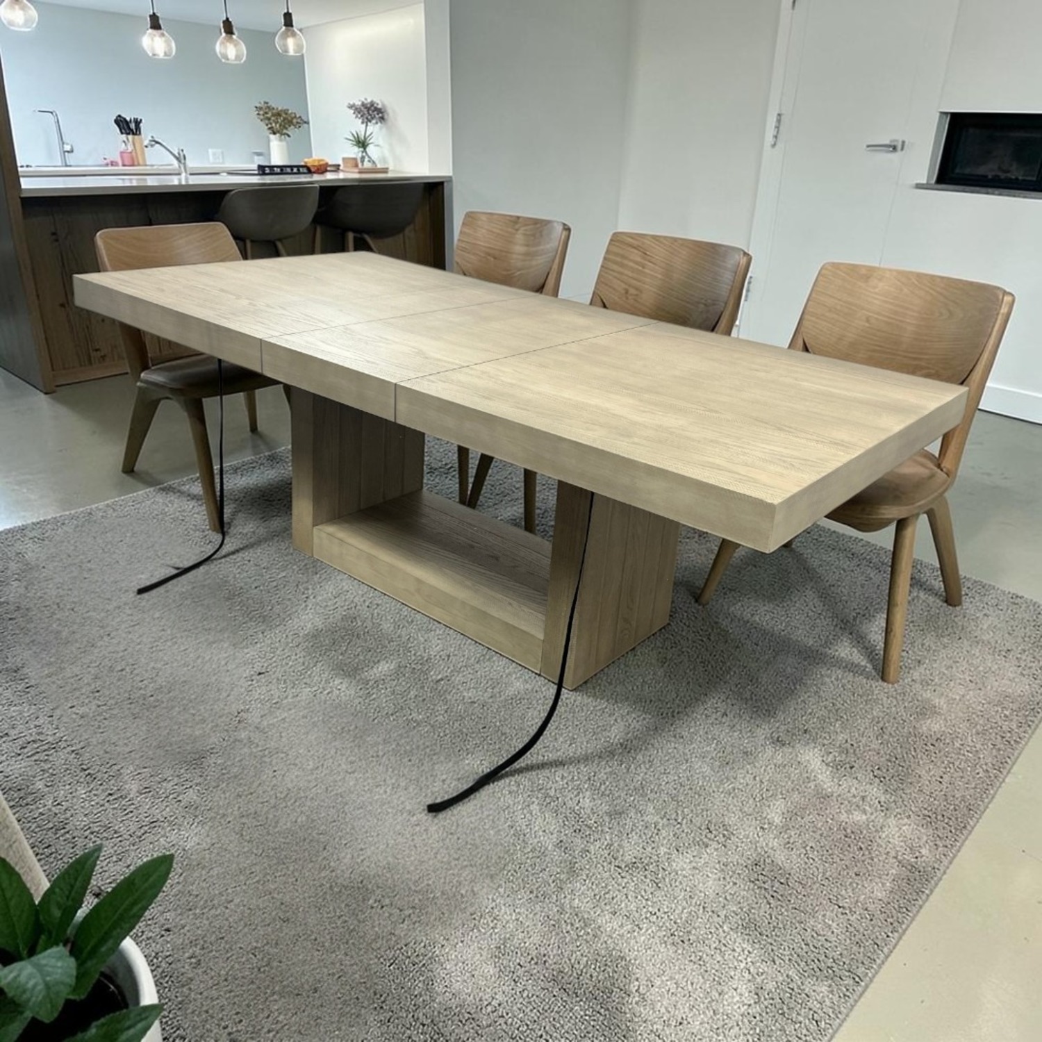 Latitude Run Jaquelyn Extendable Solid Wood  - image-1