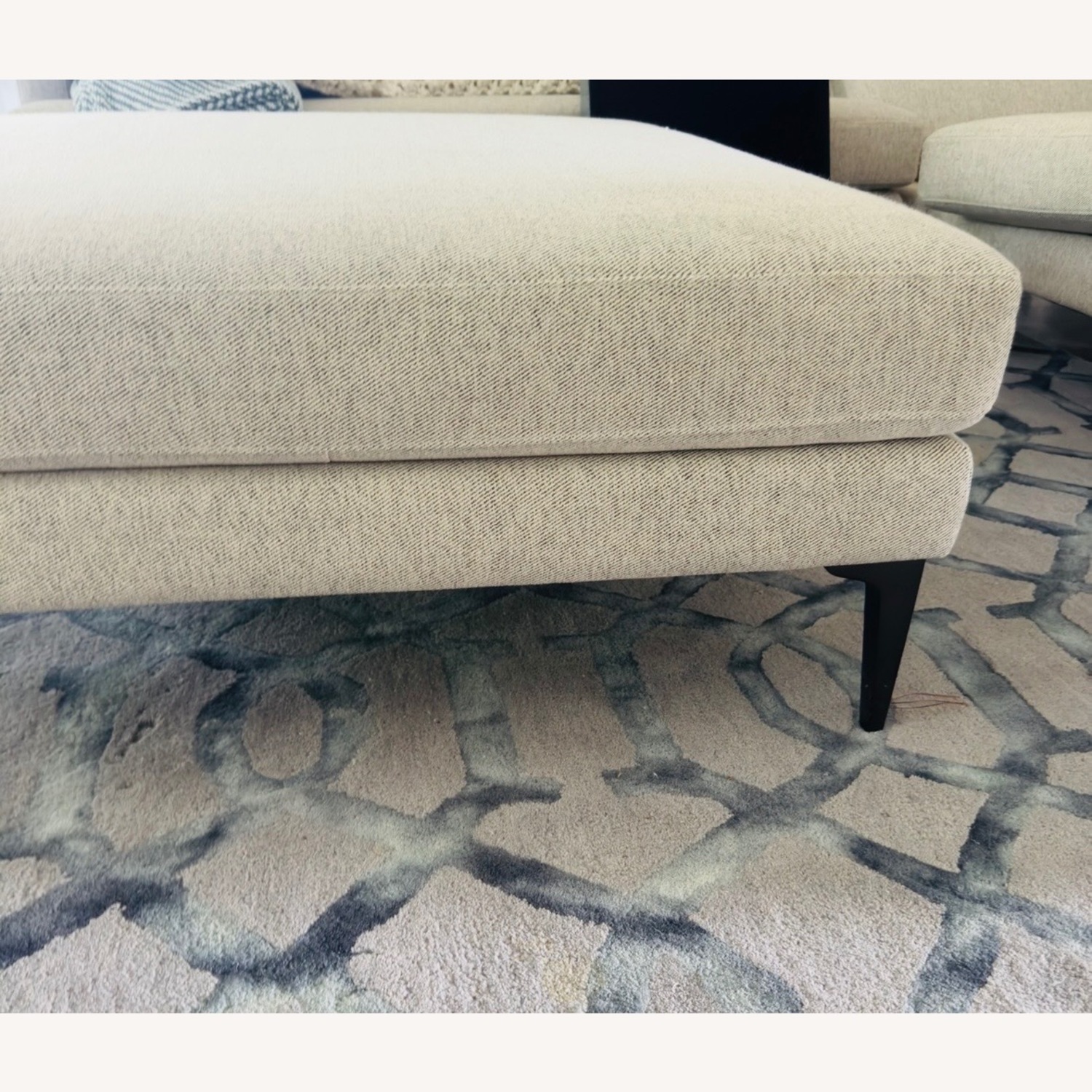 West Elm Andes 3 pc L Shape Sectional/Ottoman - image-7