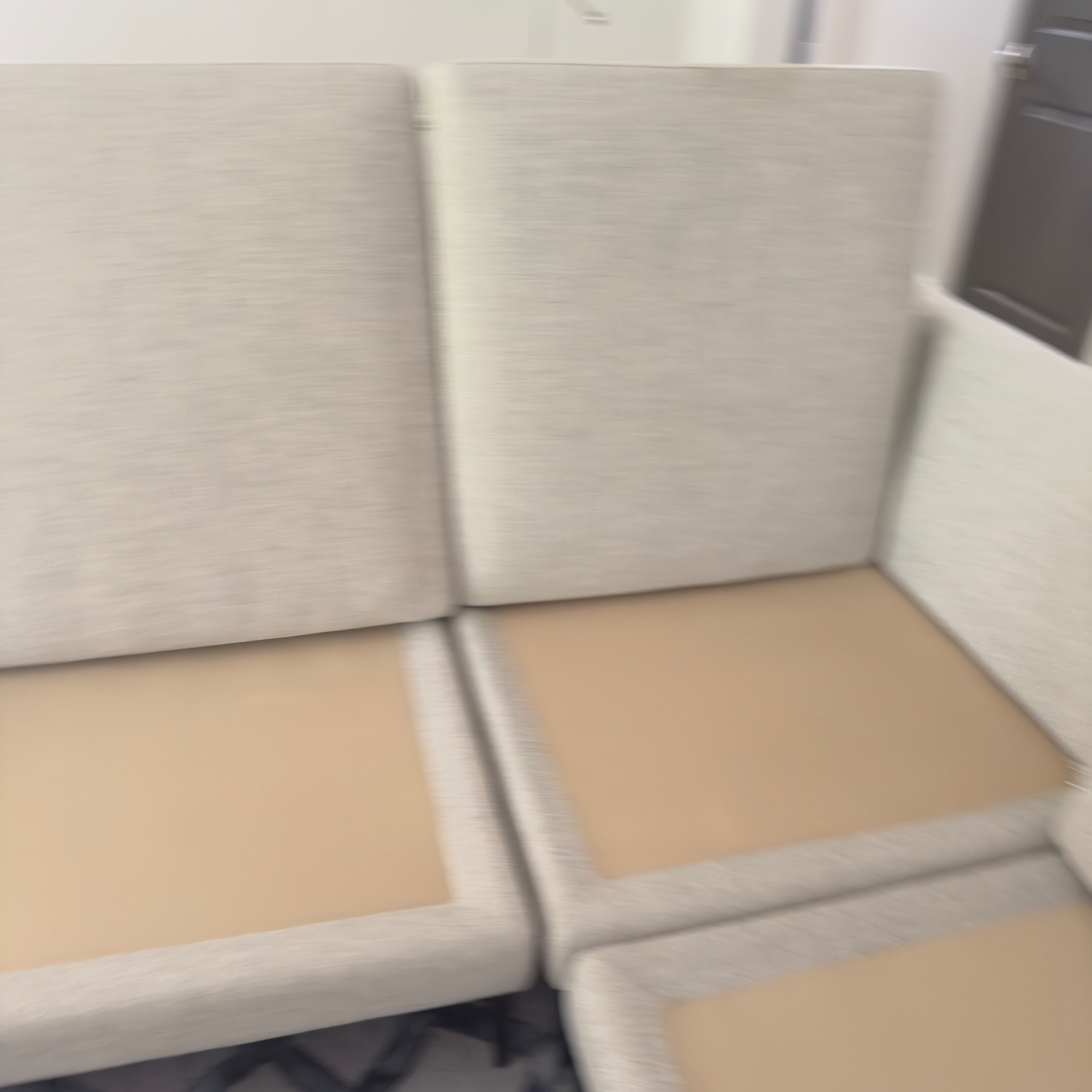 West Elm Andes 3 pc L Shape Sectional/Ottoman - image-9