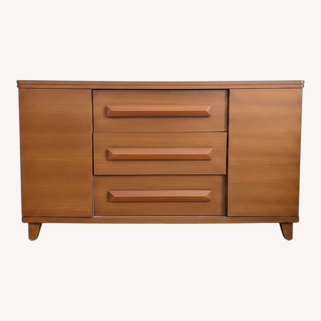 Image of Vintage.Antique Finds Walnut Wood Sideboard