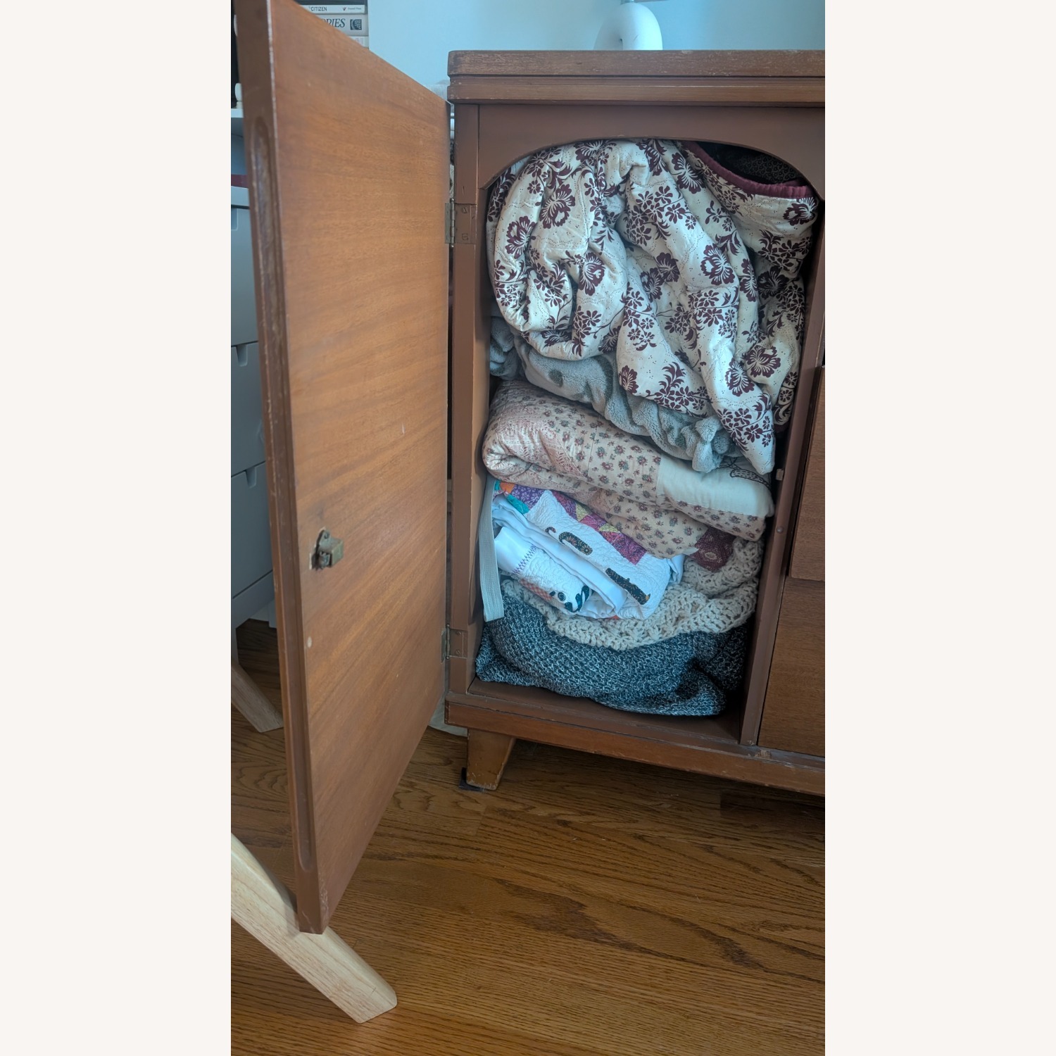 Vintage/Antique Finds Walnut Wood Sideboard - image-4