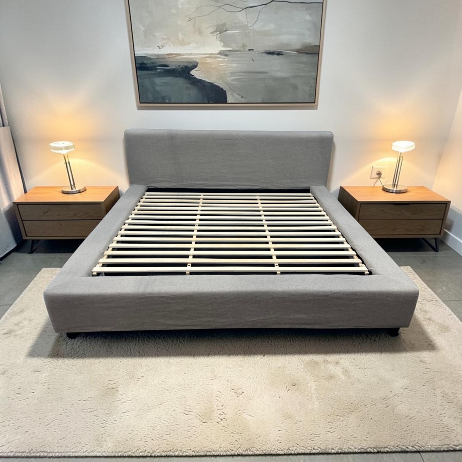 Castlery Dawson Storage King Bed, Seagull - image-1