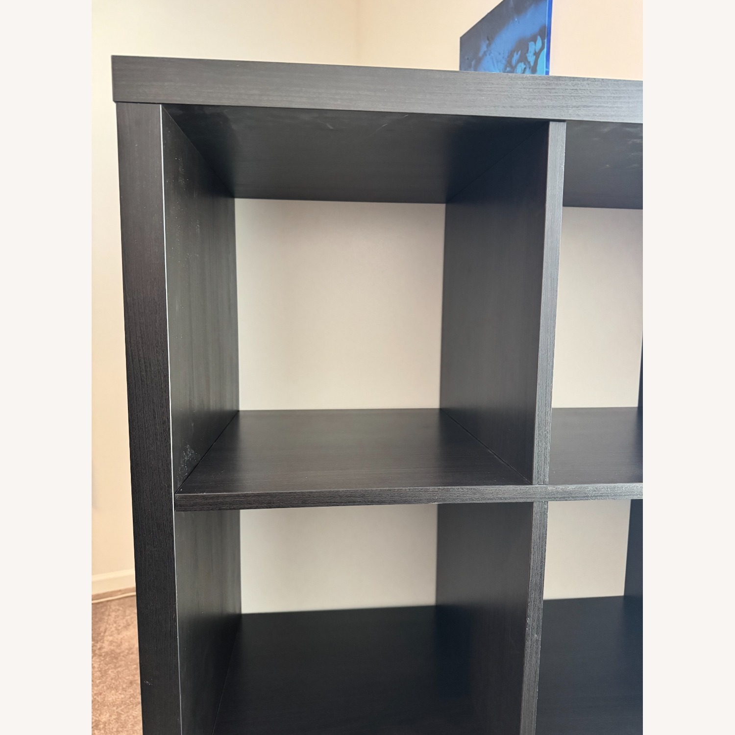 IKEA Kallax Dark Brown Wood Wall Shelf - image-2