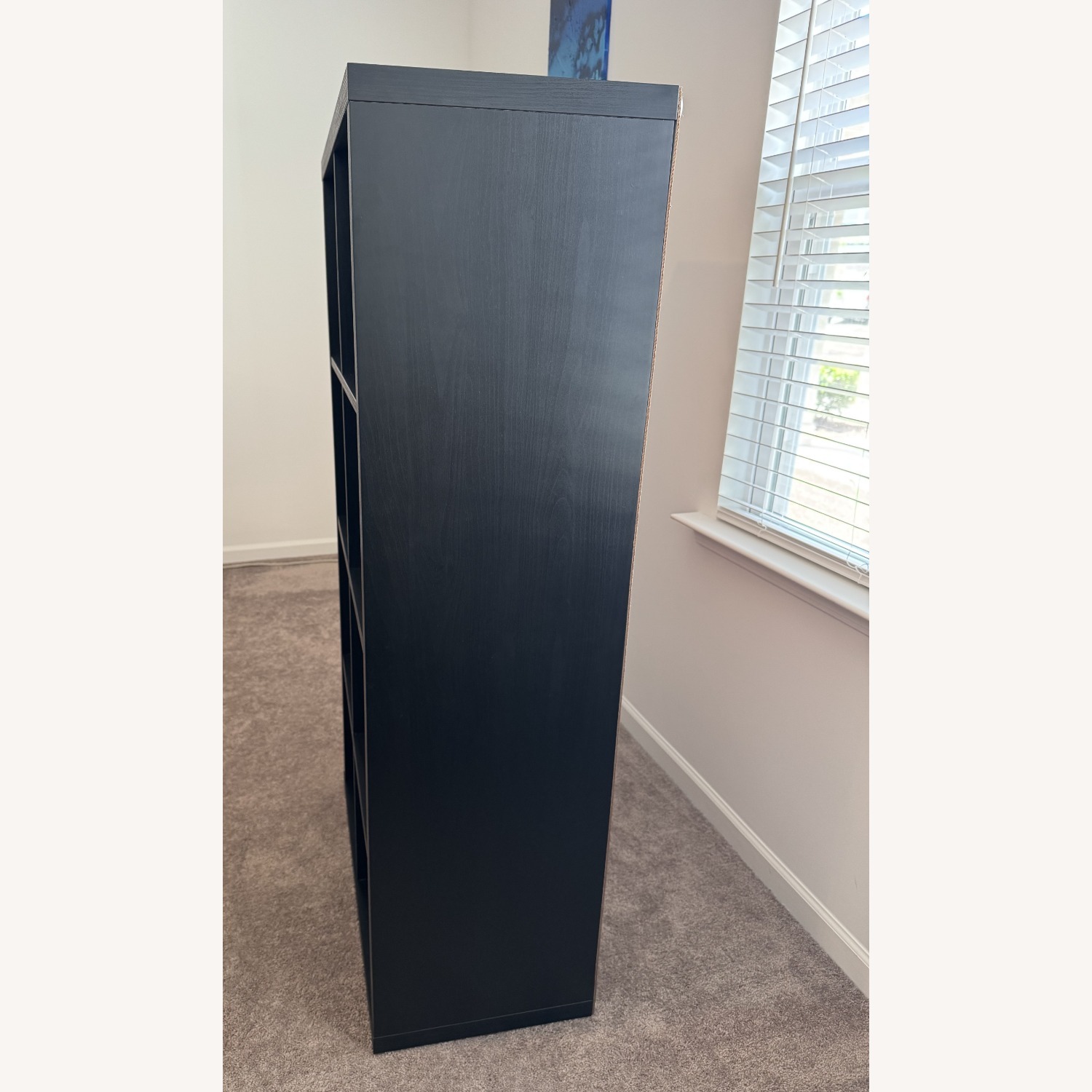 IKEA Kallax Dark Brown Wood Wall Shelf - image-3