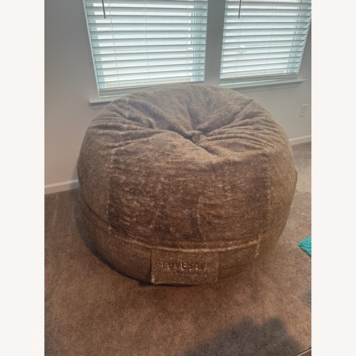 Used LoveSac Dark Brown MovieSac & Squattoman for sale on AptDeco