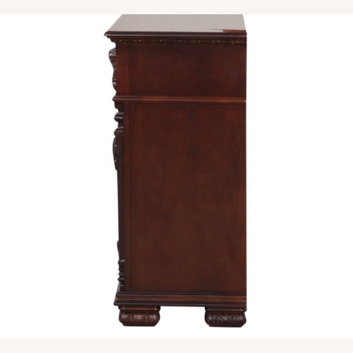 Dark Cherry Wood Dresser with LED - image-3