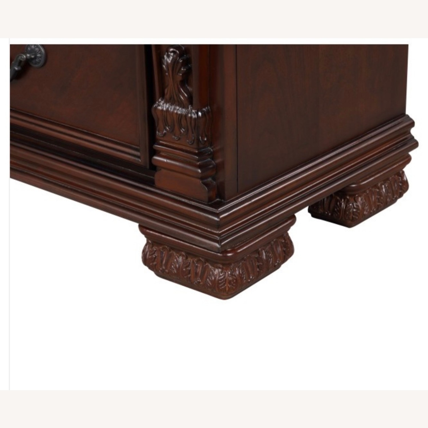 Dark Cherry Wood Dresser with LED - image-4