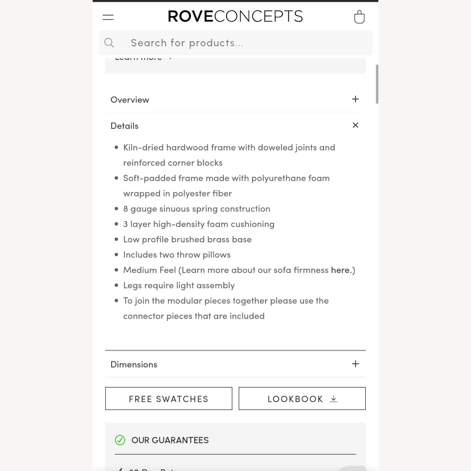 Rove Concepts Reya Curved Sectional - image-8