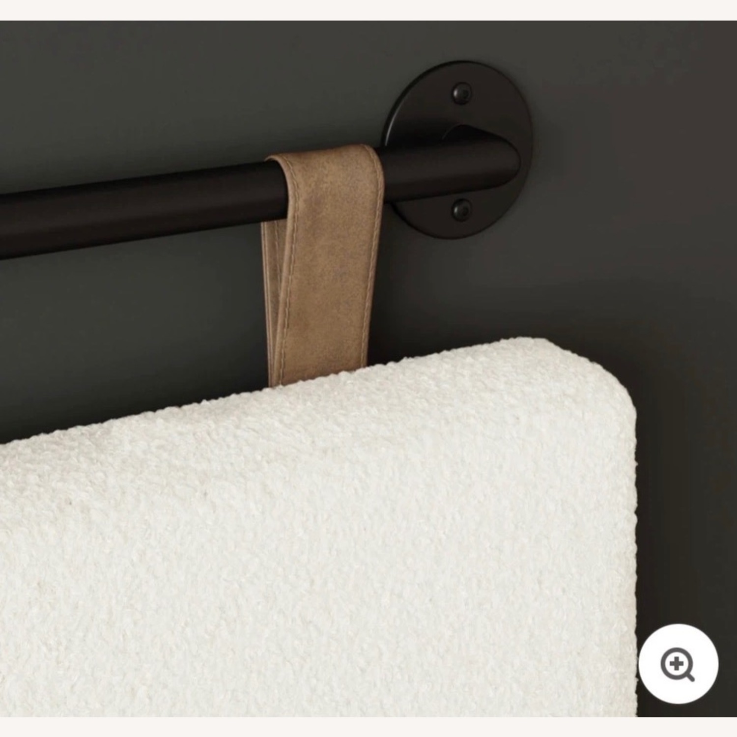 Nathan James White Boucle Headboard - image-3