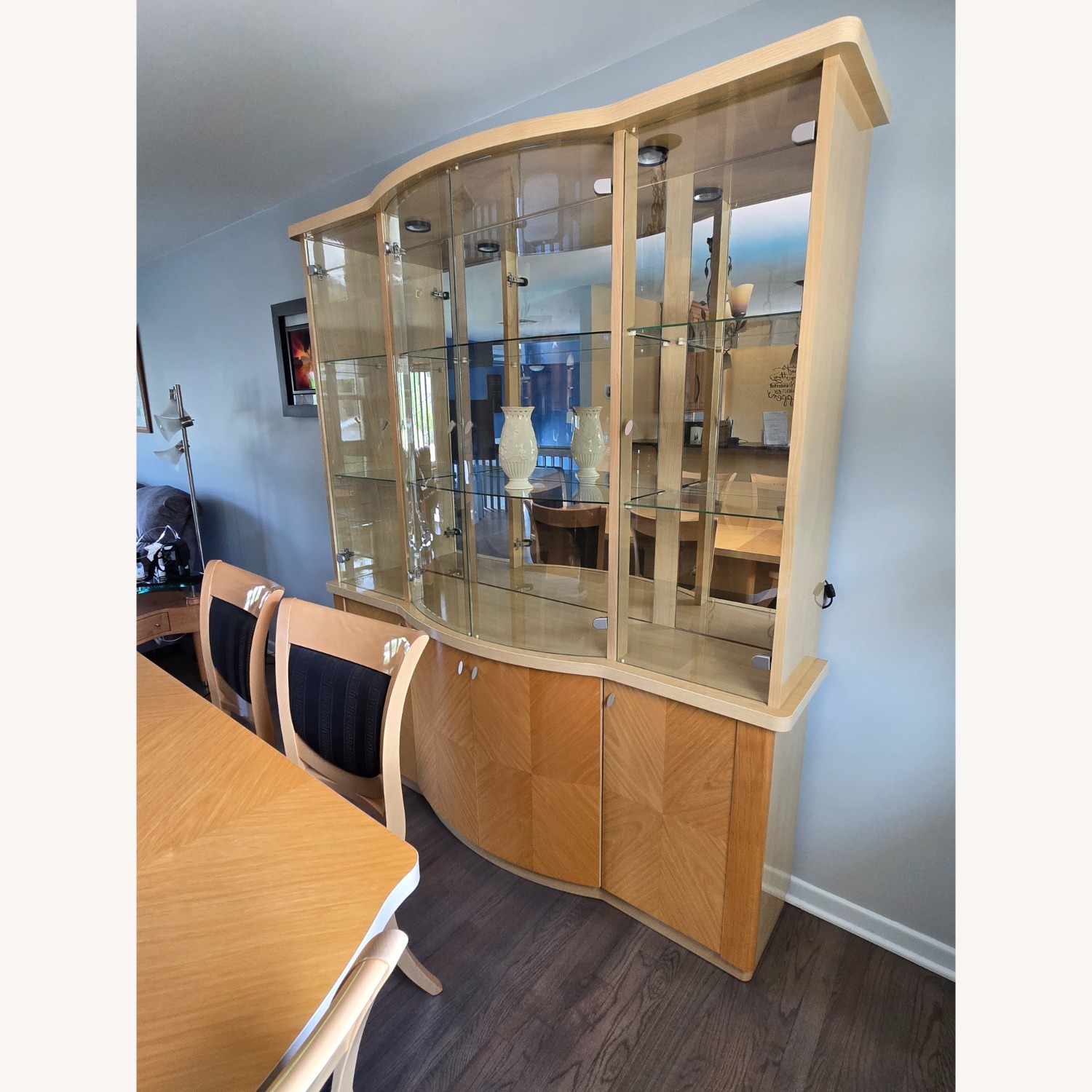 John Turano & Sons Inc Yellow Wood Sideboard - image-2
