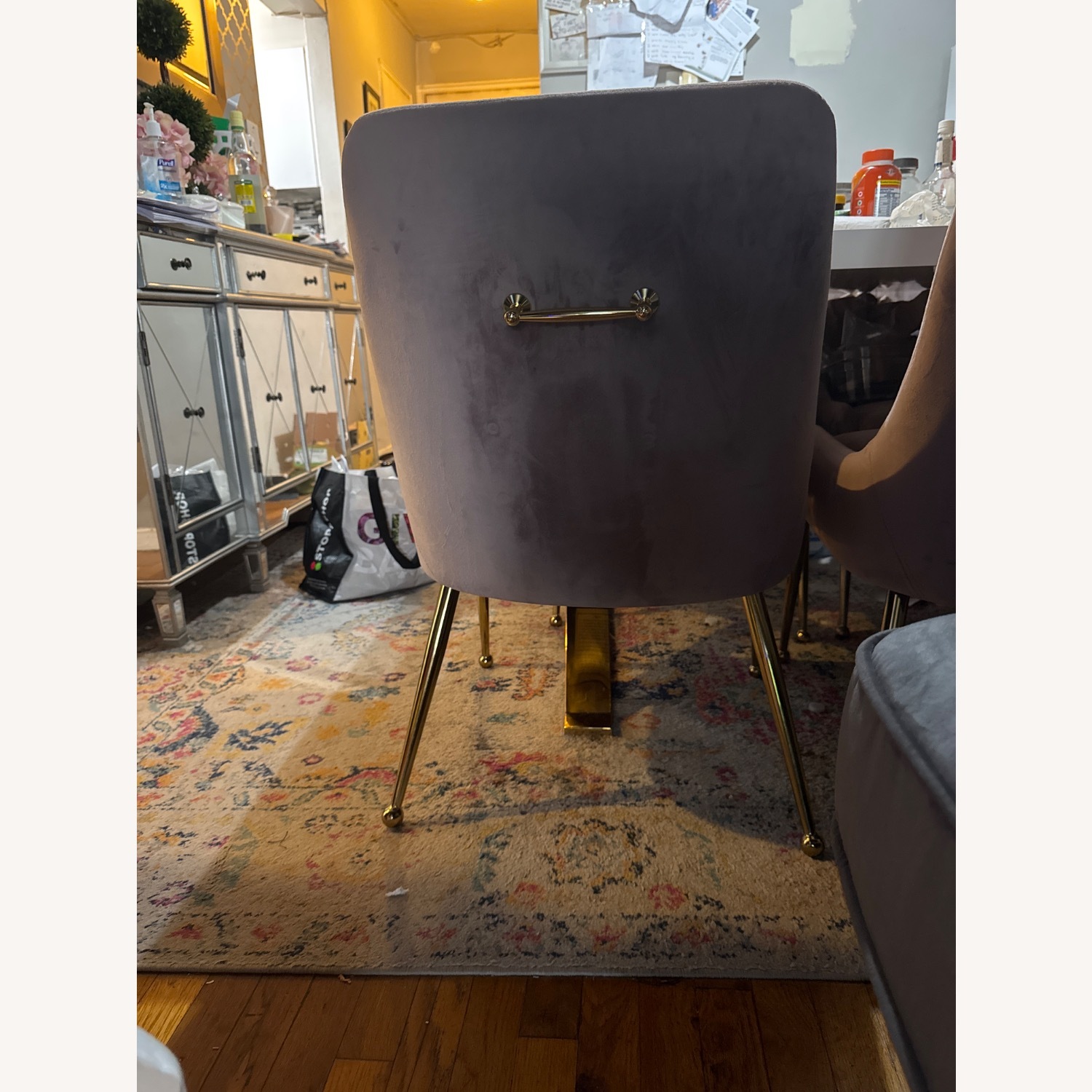 Meridian Furniture Owen Velvet Dining Chair - image-5