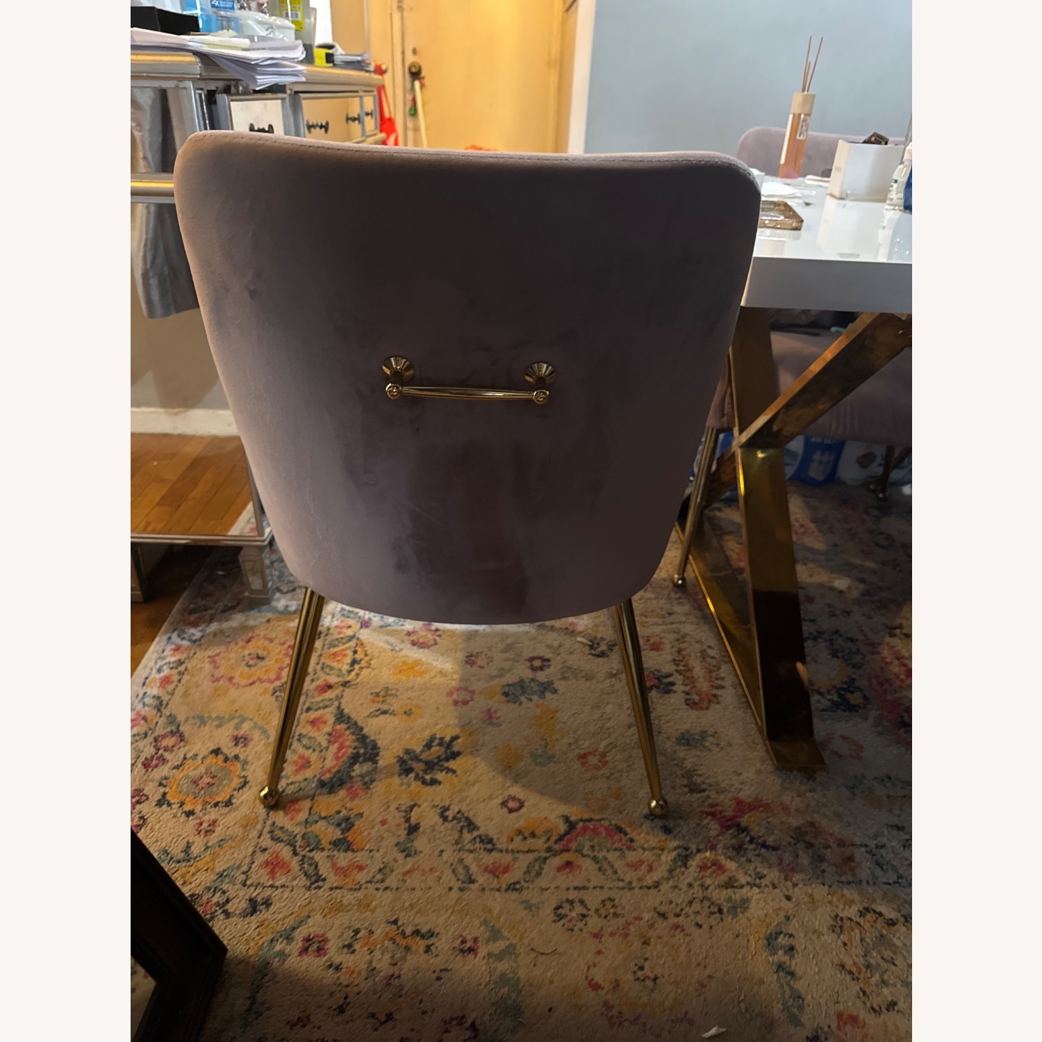 Meridian Furniture Owen Velvet Dining Chair - image-7