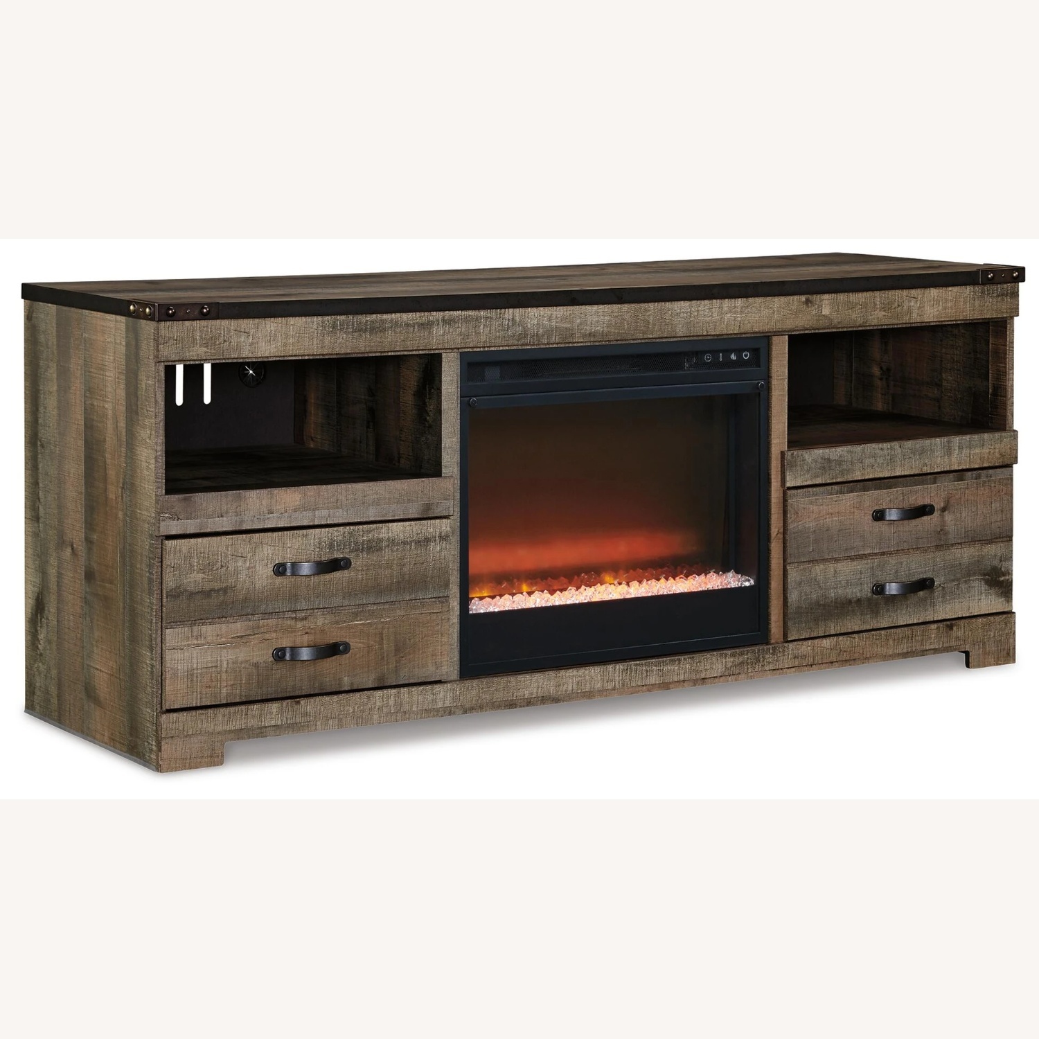 Ashley Furniture Trinell TV Stand with Electric Fireplace - image-9