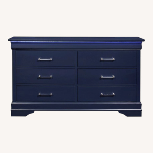 Used Cherry Wood Dresser with LED for sale on AptDeco