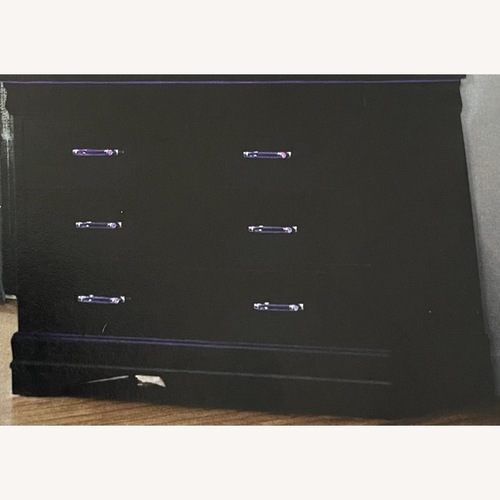 Used Cherry Wood Dresser with LED for sale on AptDeco