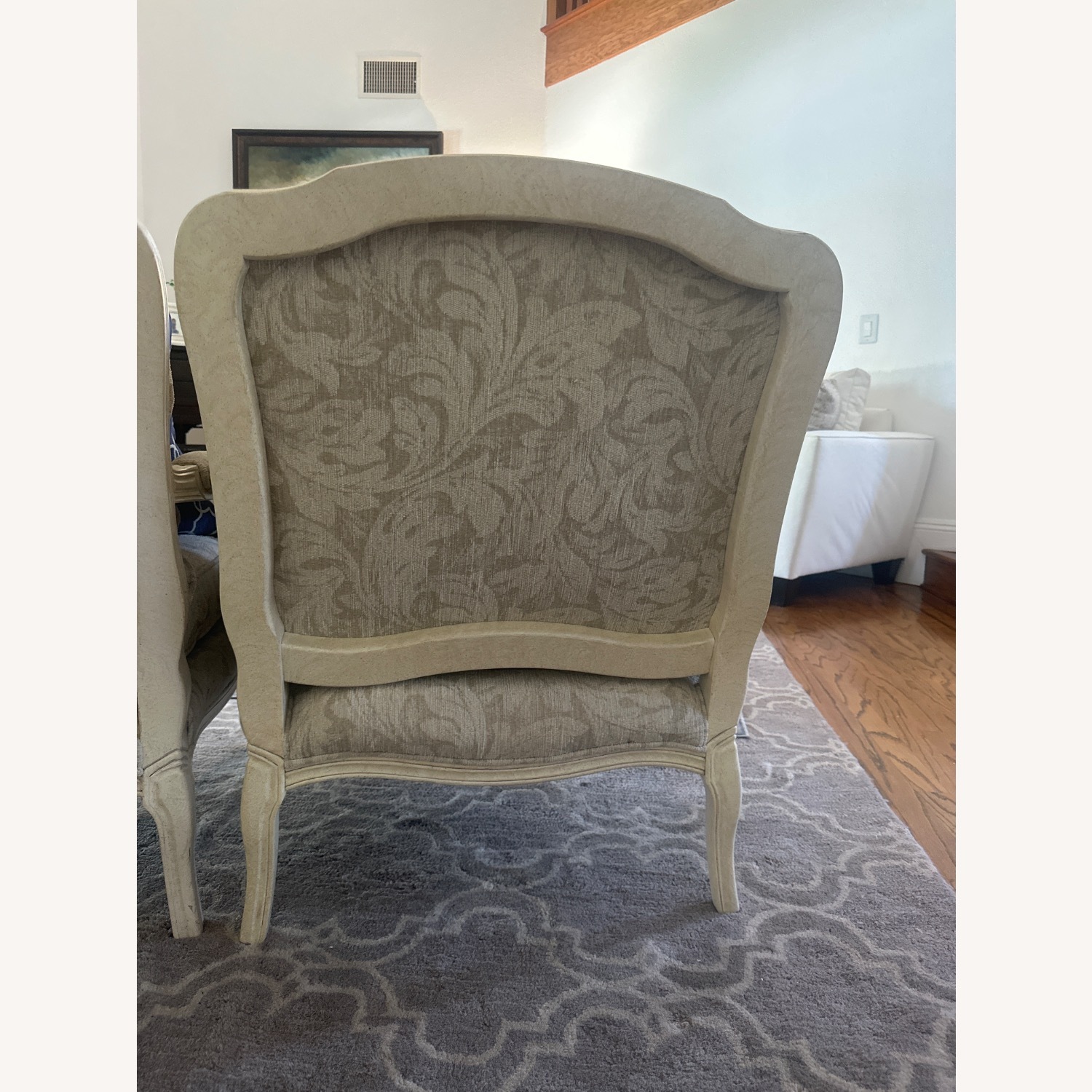 Sam Moore White Fabric Accent Chairs - image-5