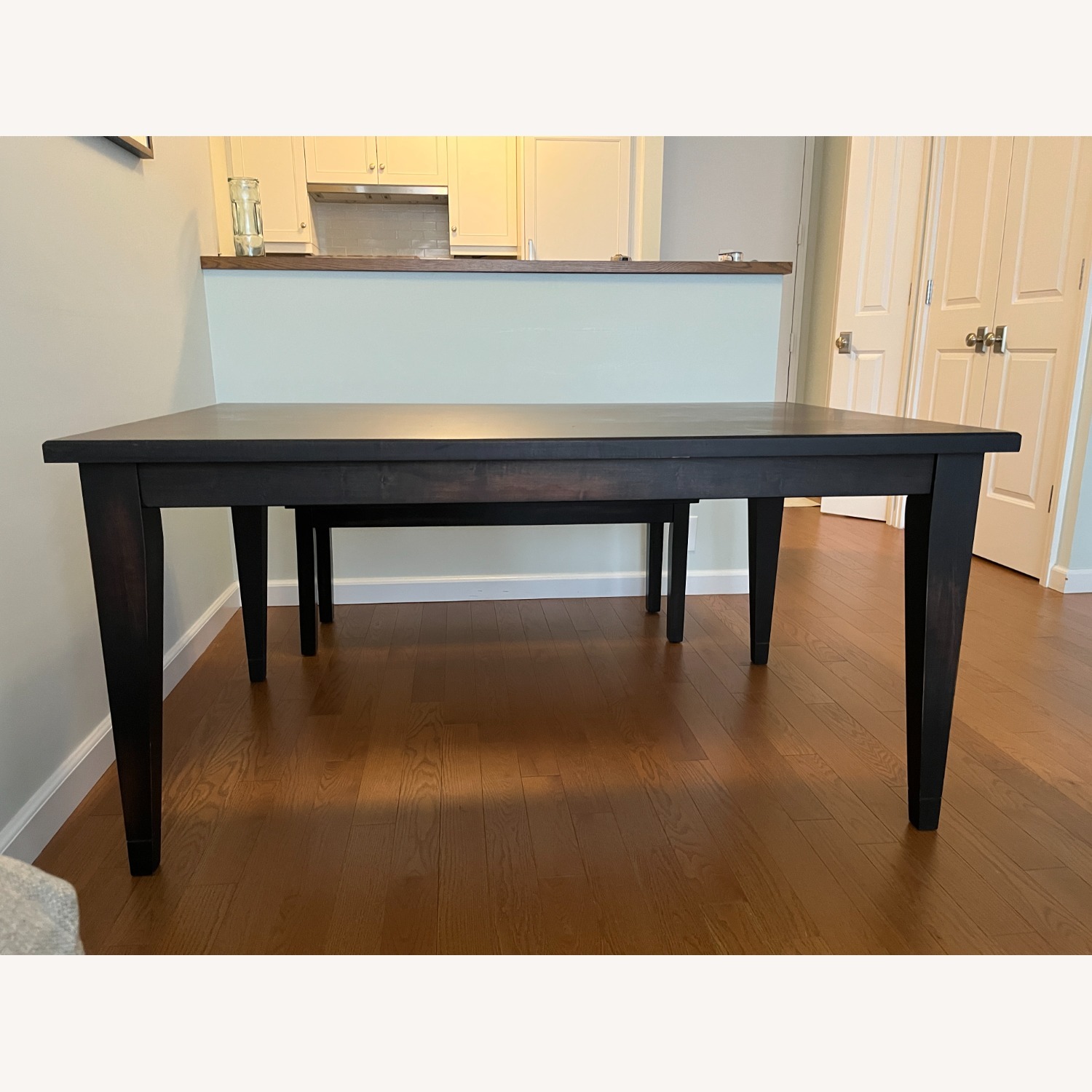 Bassett Black Wood Dining Table - image-1