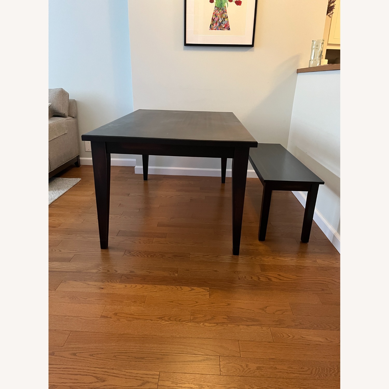 Bassett Black Wood Dining Table - image-2