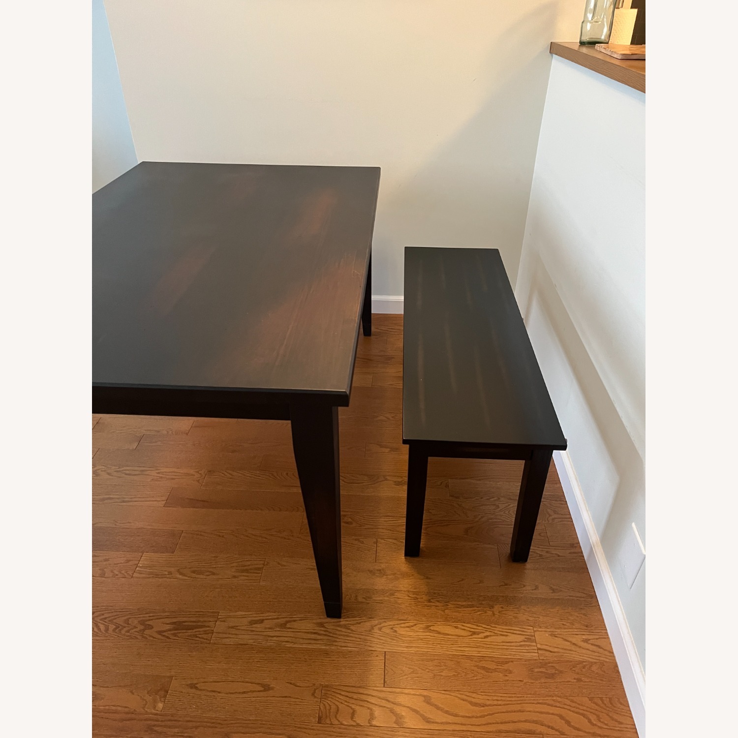 Bassett Black Wood Dining Table - image-4