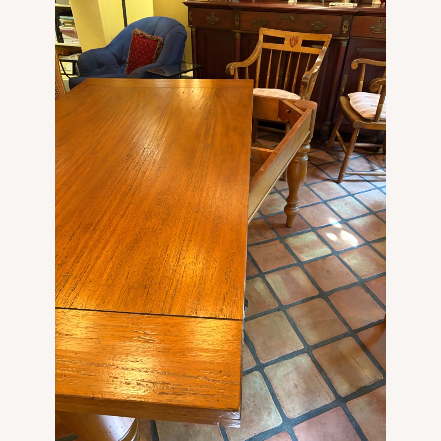 Hand Made Cypress Table Expands to 70x70 - image-7