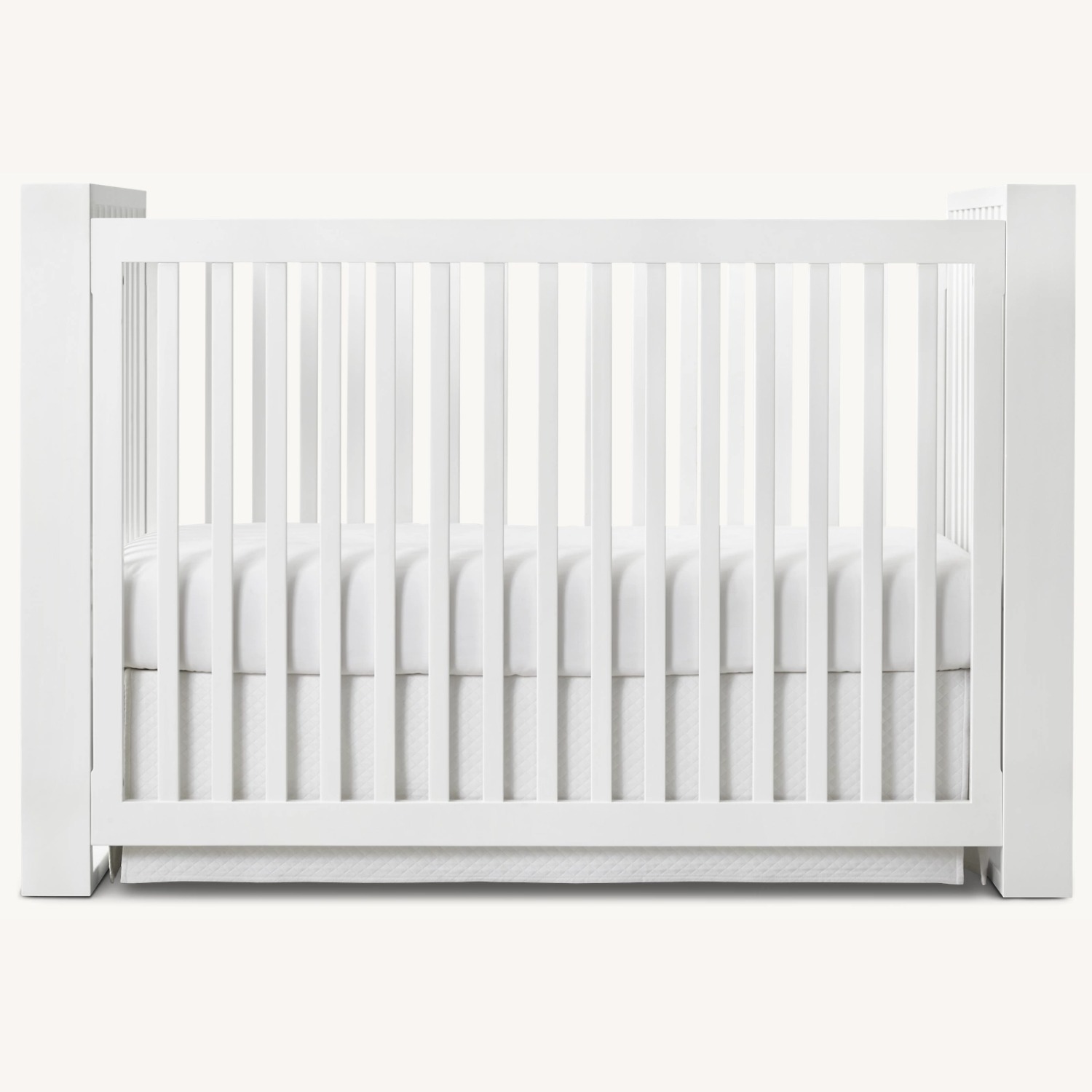 Restoration Hardware White Wyler Crib - image-2