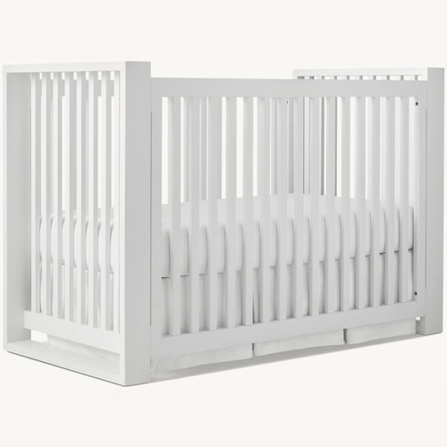 Used Restoration Hardware White Wyler Crib for sale on AptDeco