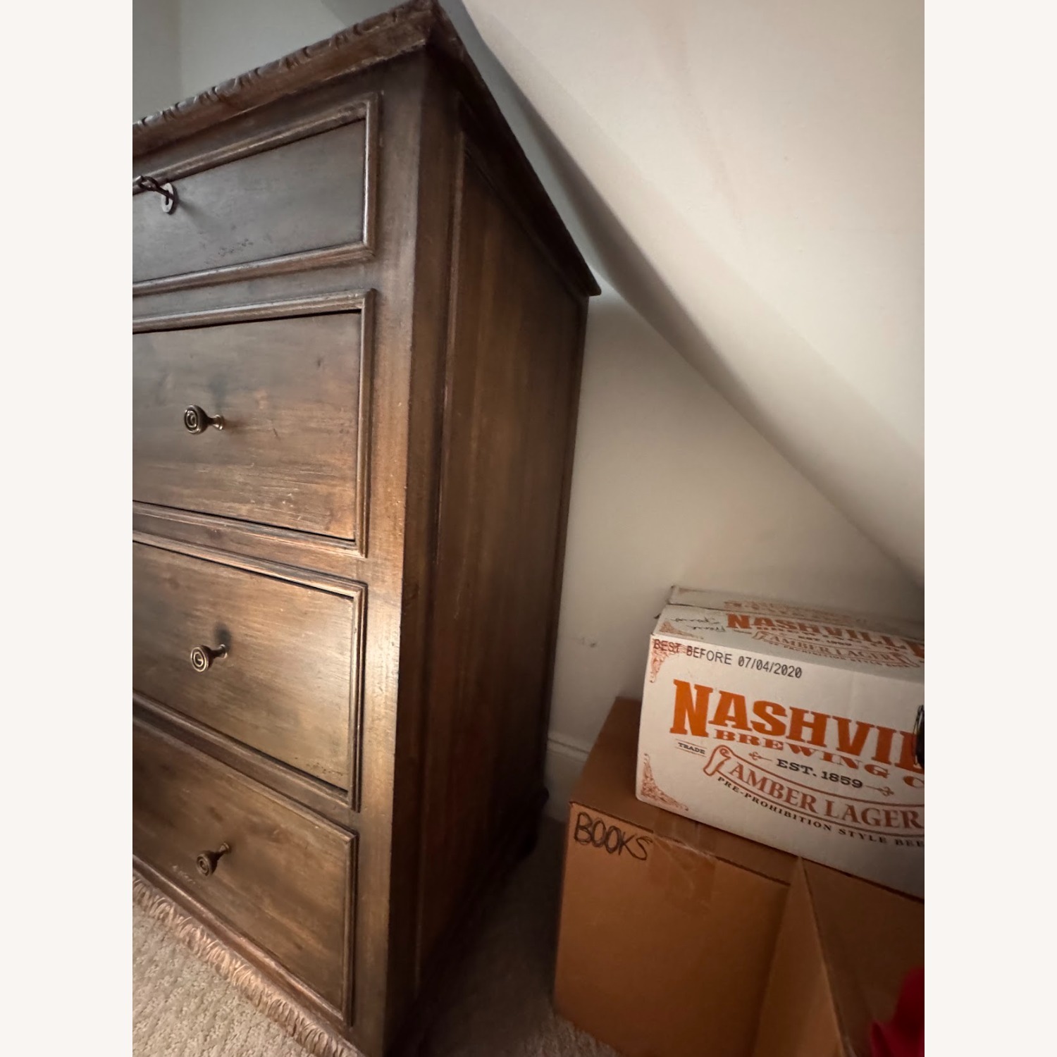 Restoration Hardware French Empire 5-Drawer Dresser - image-3