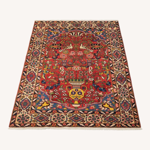 Used Antique Persian Bakhtiari Carpet for sale on AptDeco