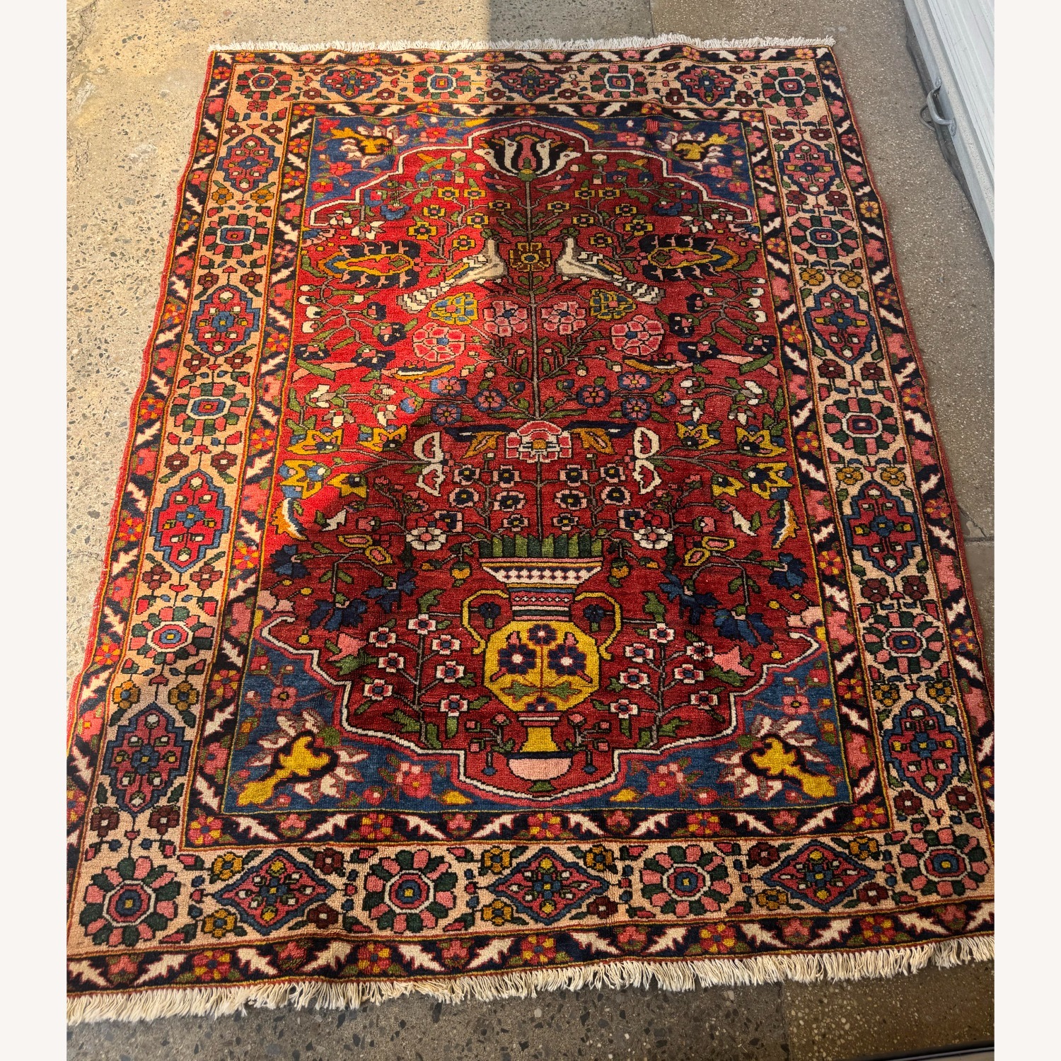 Antique Persian Bakhtiari Carpet  - image-1