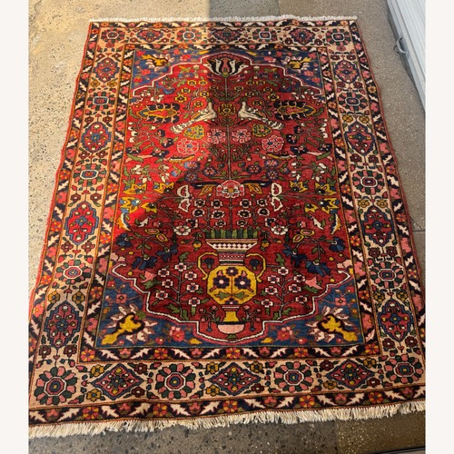 Used Antique Persian Bakhtiari Carpet  for sale on AptDeco