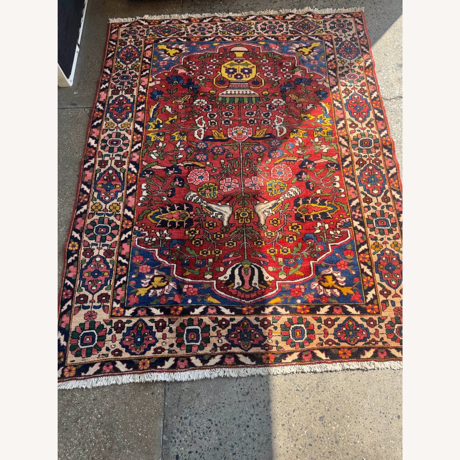 Antique Persian Bakhtiari Carpet  - image-4