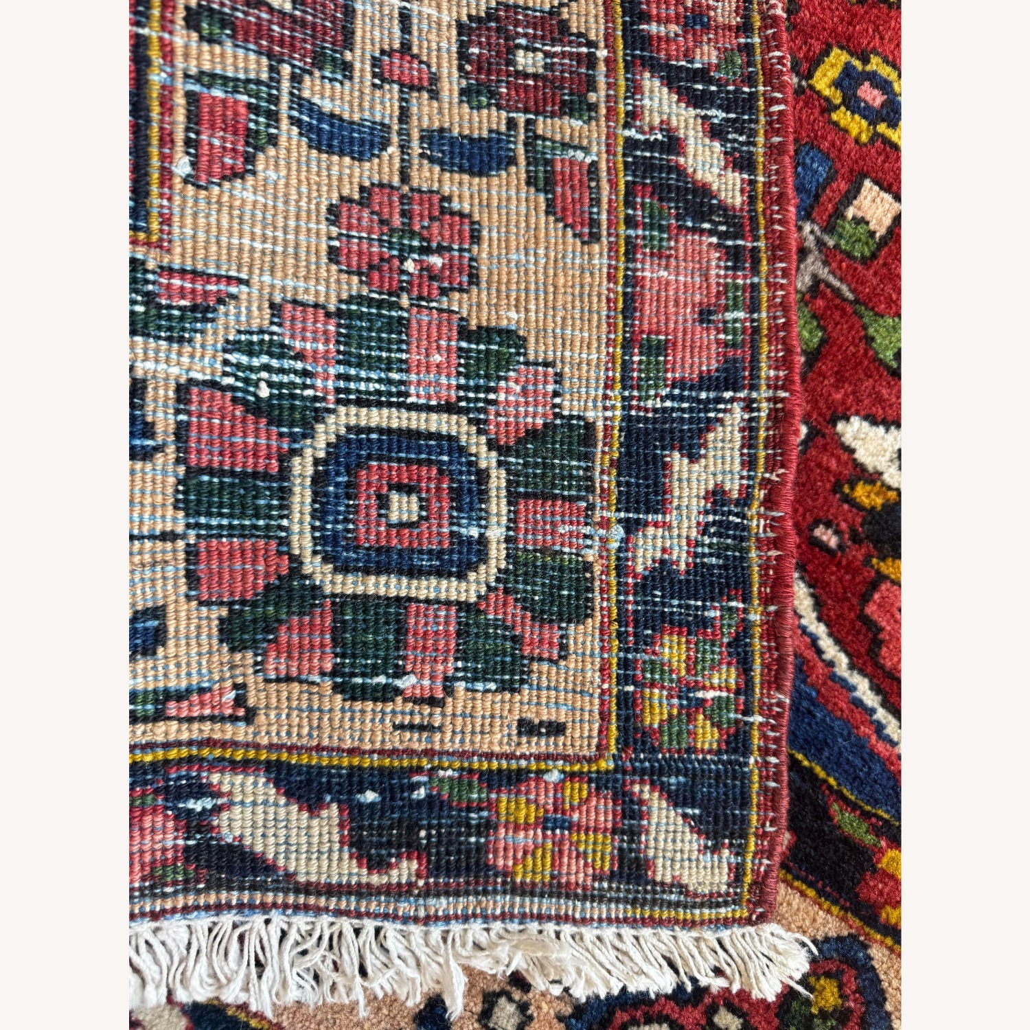 Antique Persian Bakhtiari Carpet  - image-2