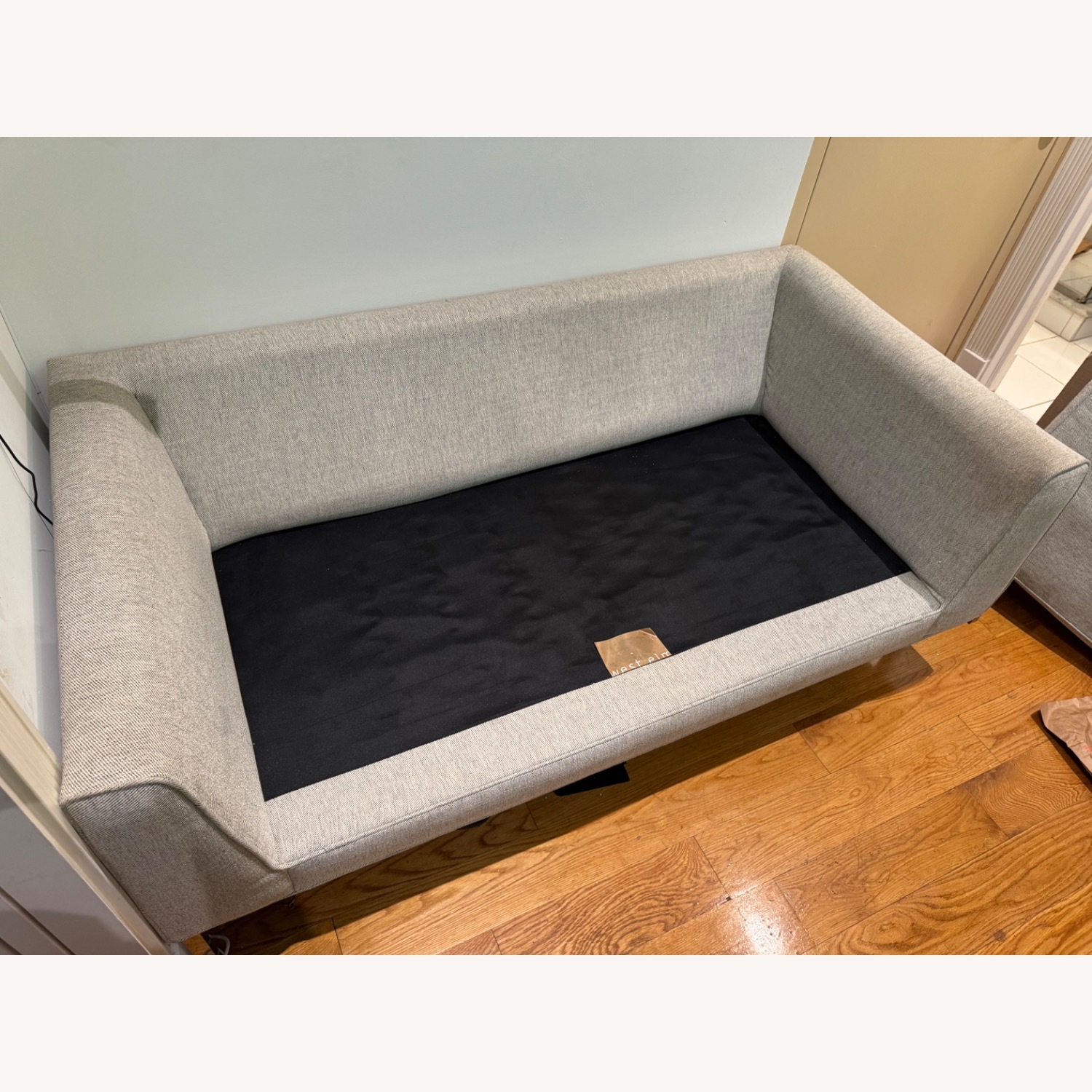 West Elm Marco Light Gray Fabric Loveseat - image-4