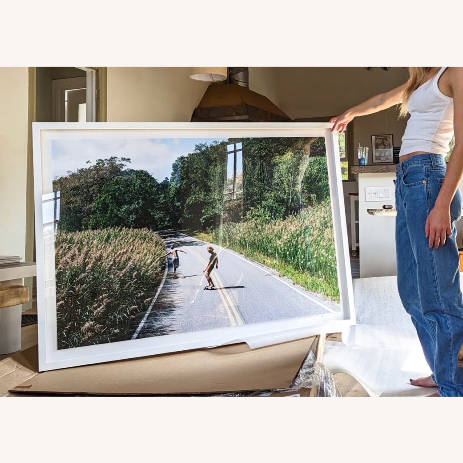 Leisure Piece August In Amagansett White Wall Art - image-2