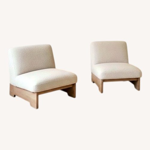 Used Gorman Chair Kolding Bone Boucle for sale on AptDeco