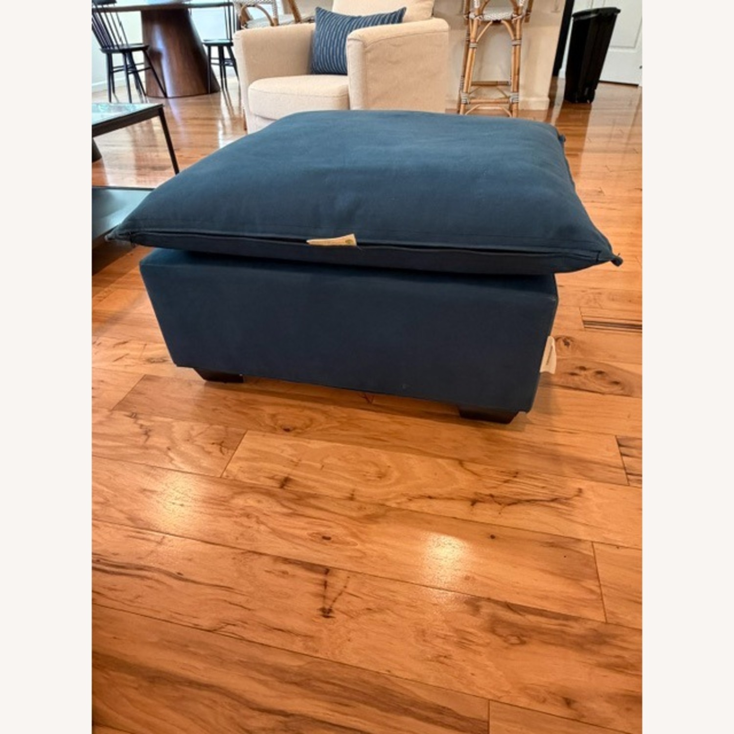 The Futon Shop Natural Home Blue 3+ Seater Sofa - image-4