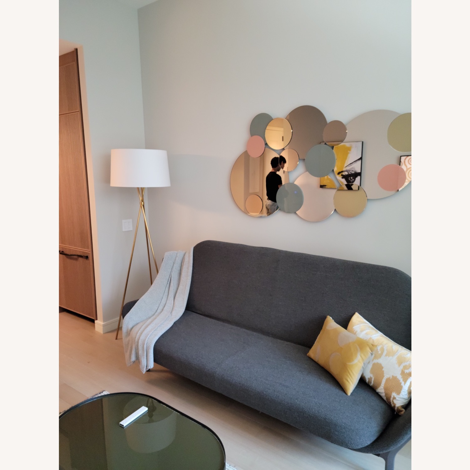 Ligne Roset Dark Gray Clam Sofa  - image-2