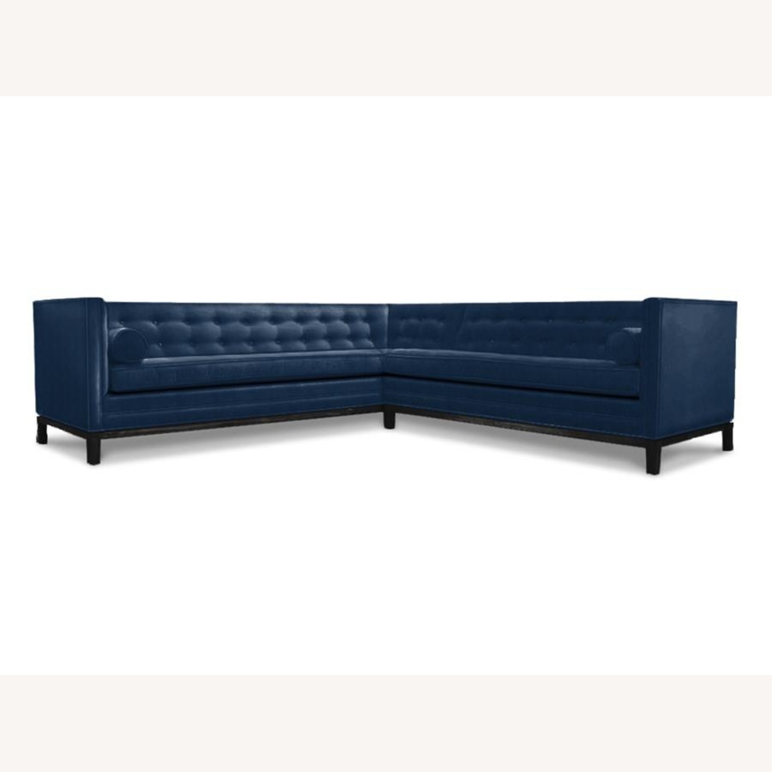 Jonathan Adler Lampert Blue Fabric 2 Piece Sectional - image-5