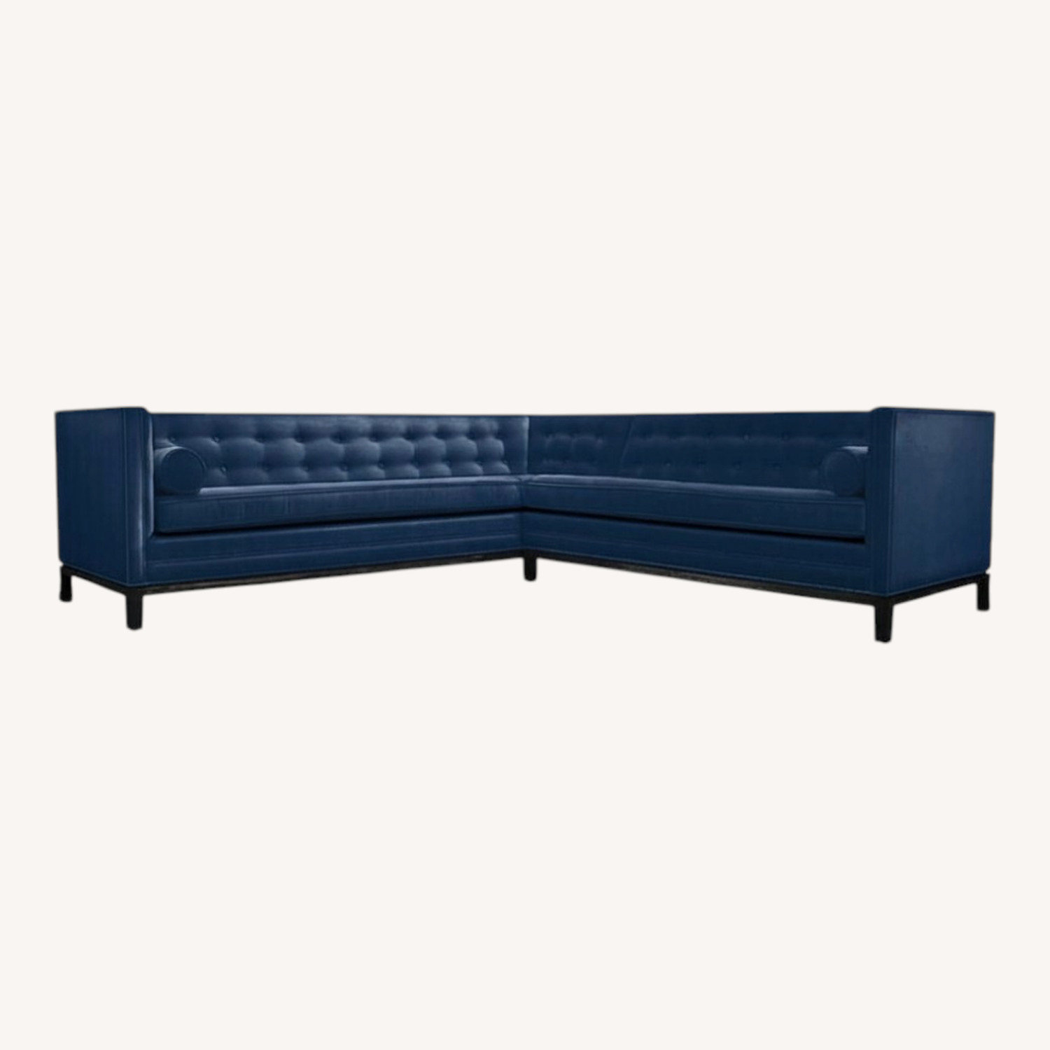 Jonathan Adler Lampert Blue Fabric 2 Piece Sectional - image-0