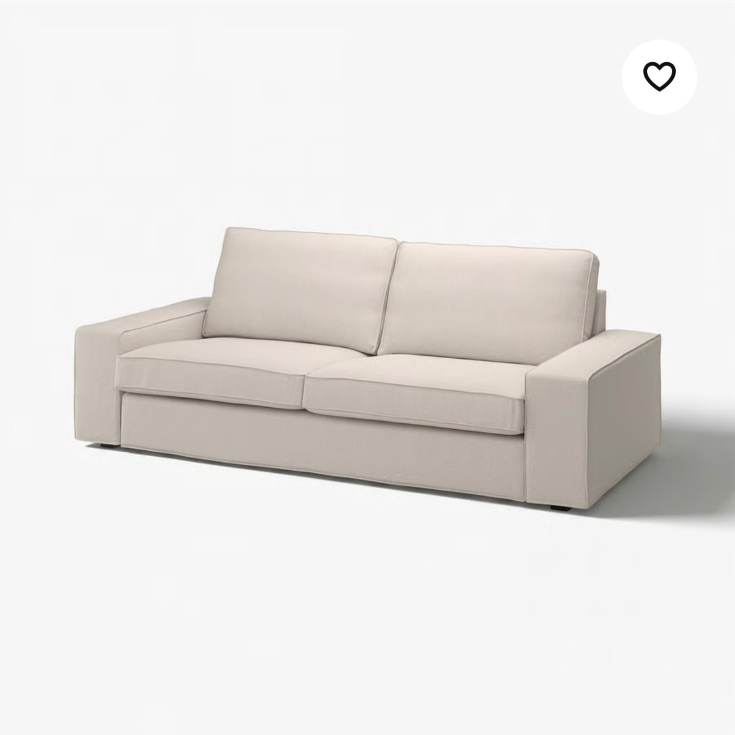 IKEA Kivik Natural Fabric 3+ Seater Sofa - image-2